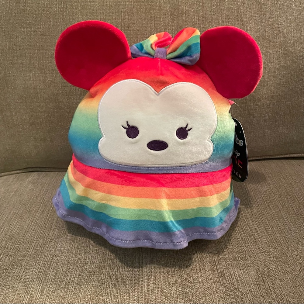 Squishmallows Minnie Mouse Collectible plush from the Disney Pride Collection.